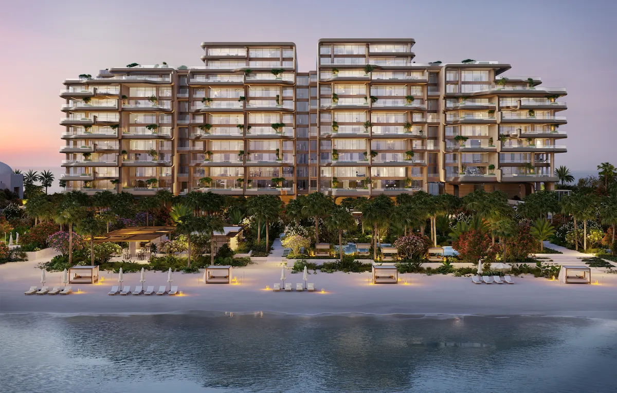 The Alba Residences at Sunset golden hour