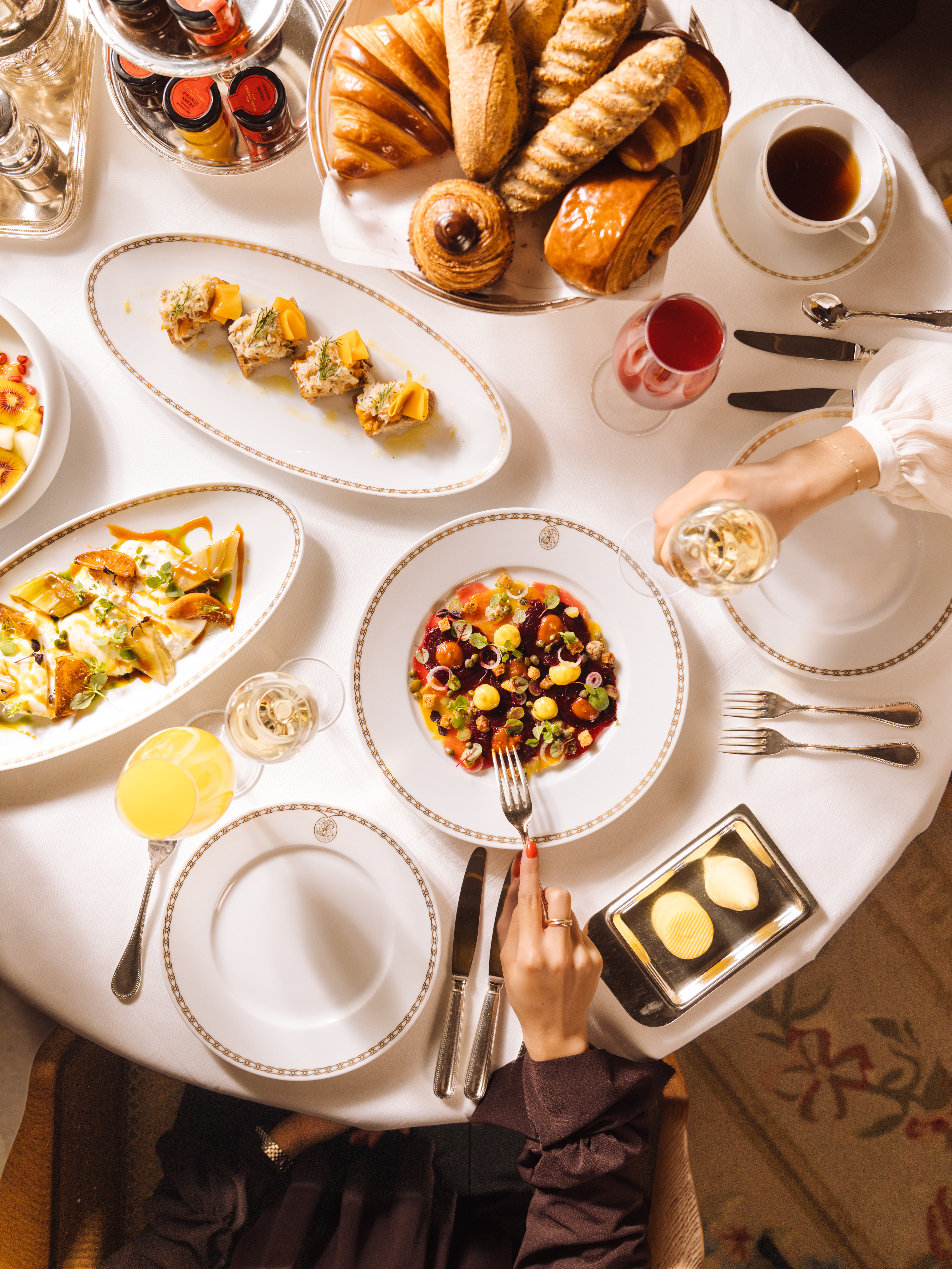 Brunch at Hotel Plaza Athénée