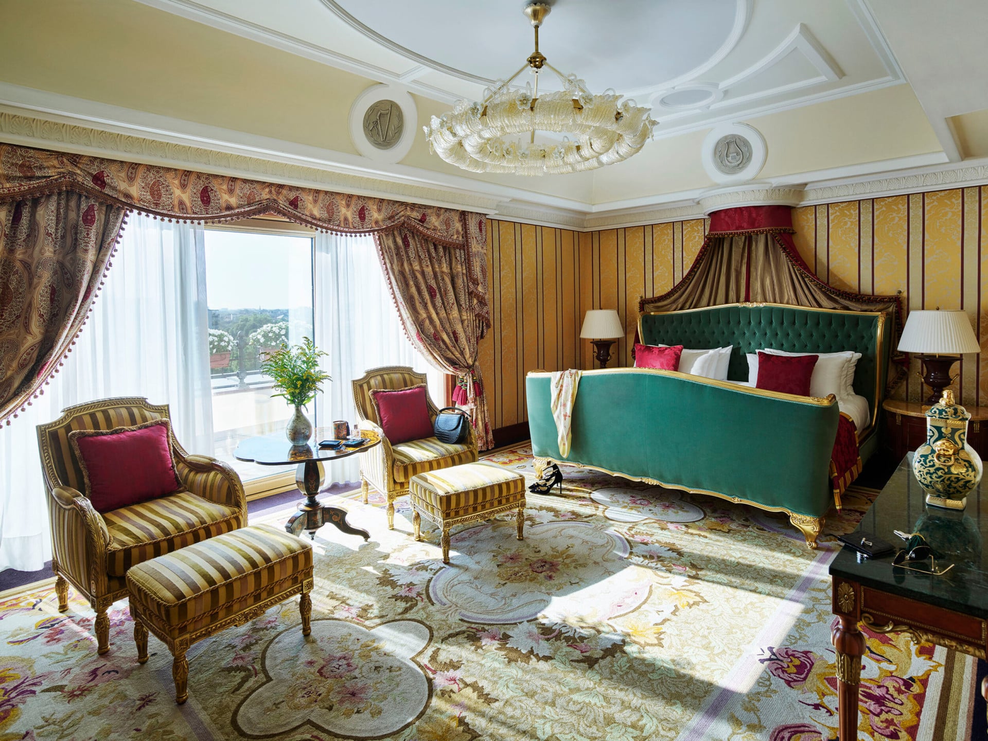 View of the Presidential Suite Master Bedroom with a beautiful dayilight 
