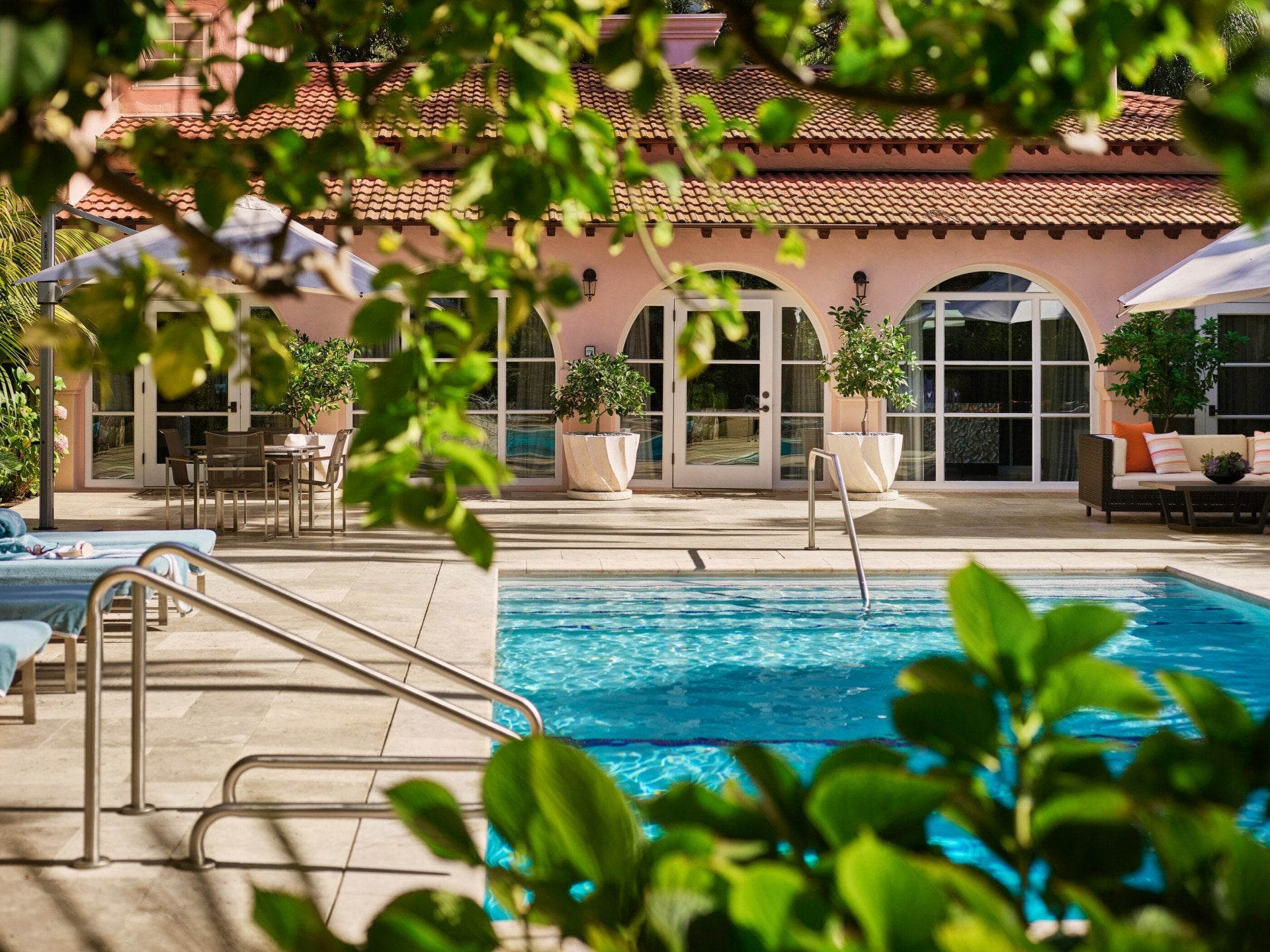 Pool in Presidential Suite at Hotel Bel-Air, Los Angeles