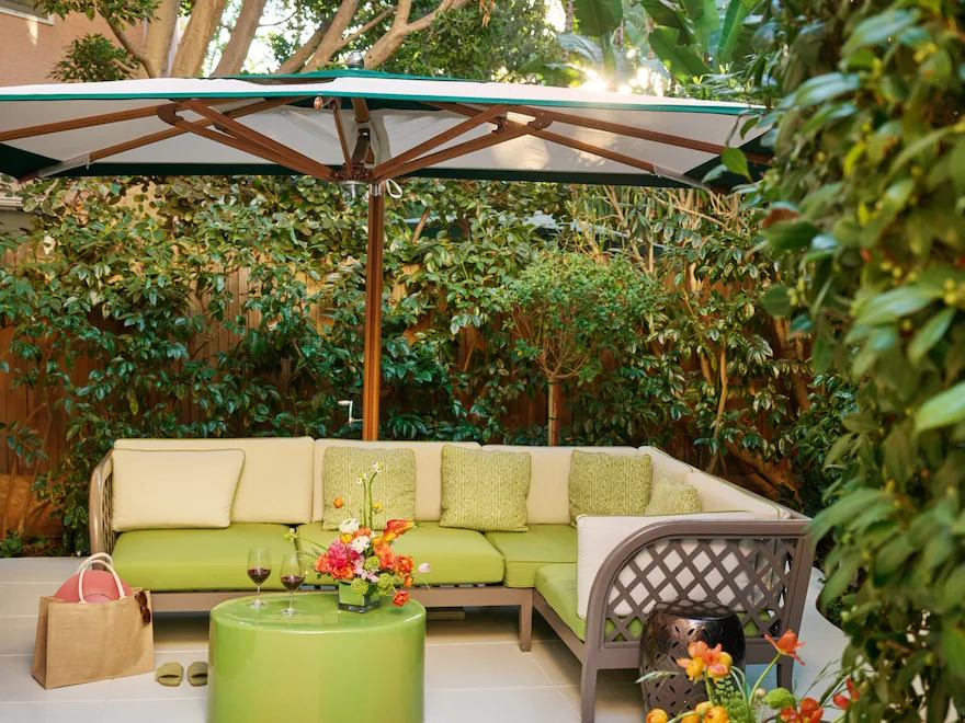 Beverly Hills Suite with Patio at The Beverly Hills Hotel, Beverly Hills, California