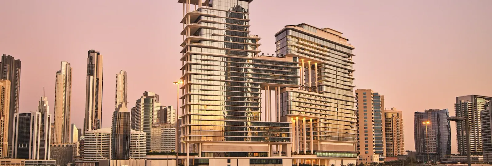 The Lana hotel at sunrise, Dubai