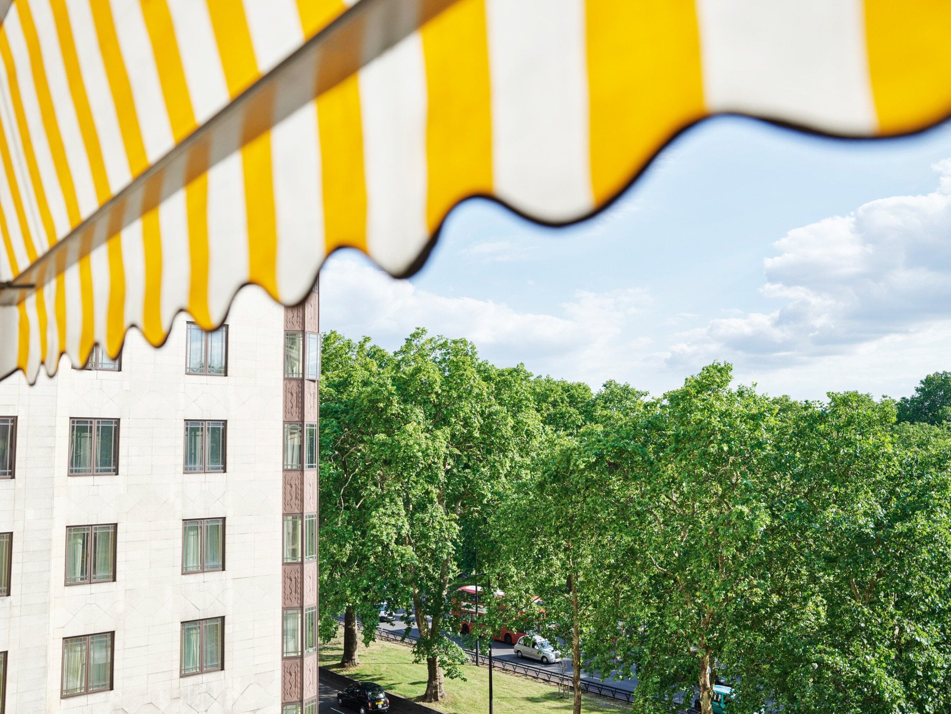 Park Suite view over sunny Hyde Park at The Dorchester, London