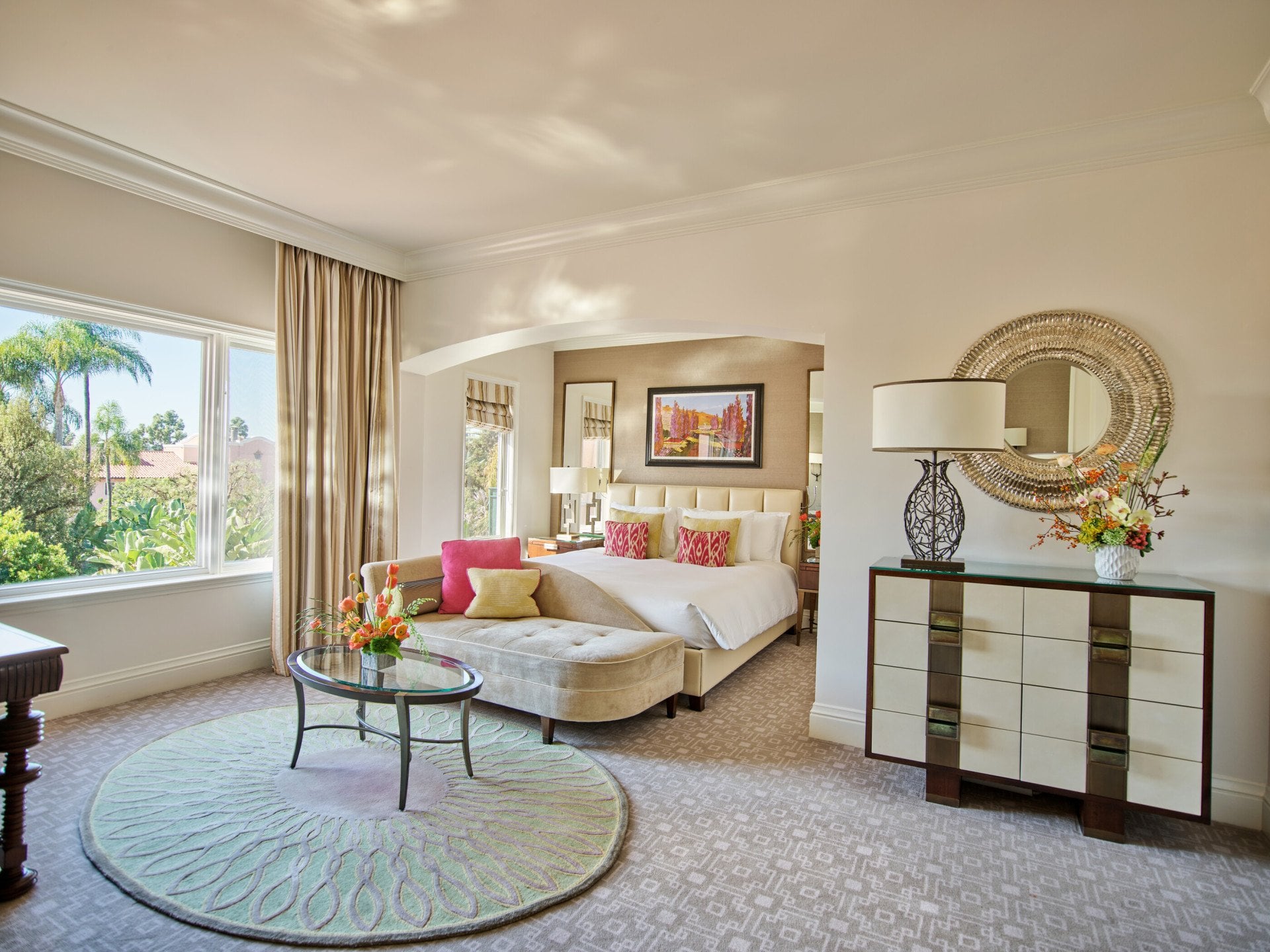 Deluxe Guestroom at The Beverly Hills Hotel, Beverly Hills, CA
