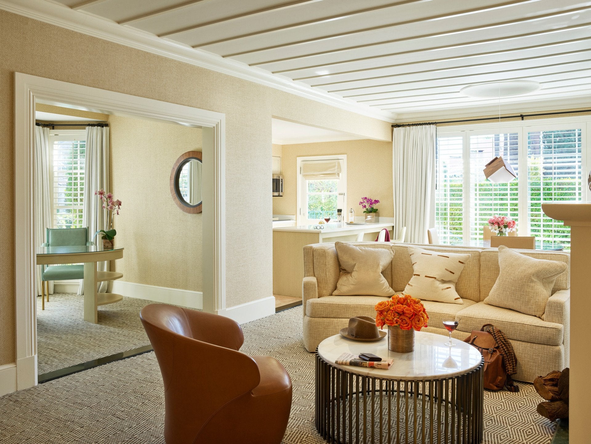 Bungalow 9 Living Room, The Beverly Hills Hotel, Los Angeles 